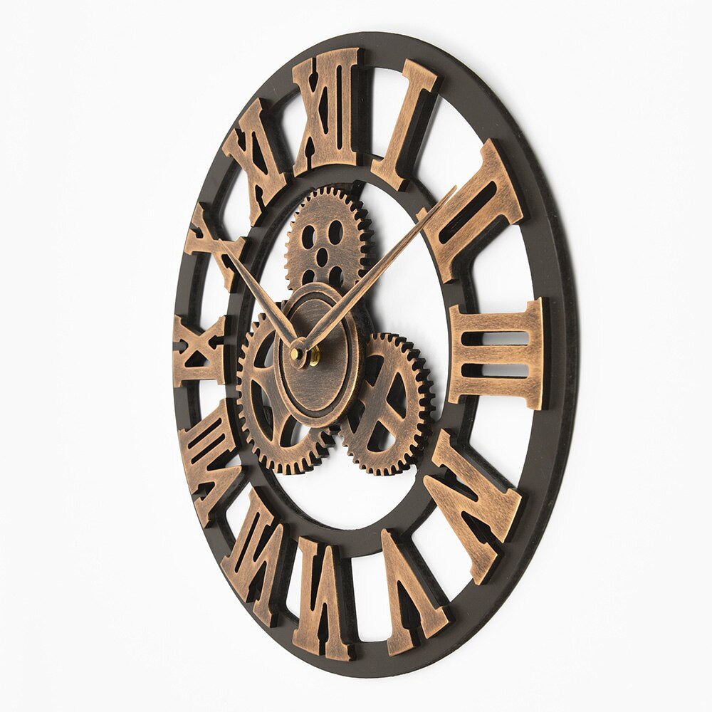 PrestigeClock - Gouden Elegantie Wandklok