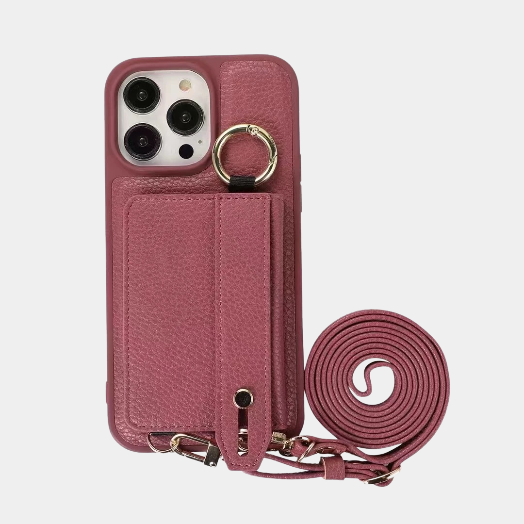 StrapPro - Kleurige iPhone crossbody hoes met schouderband