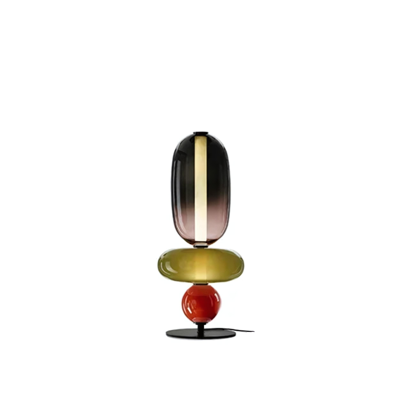 LustroLicht - Bonbonkleurige glazen staande lamp