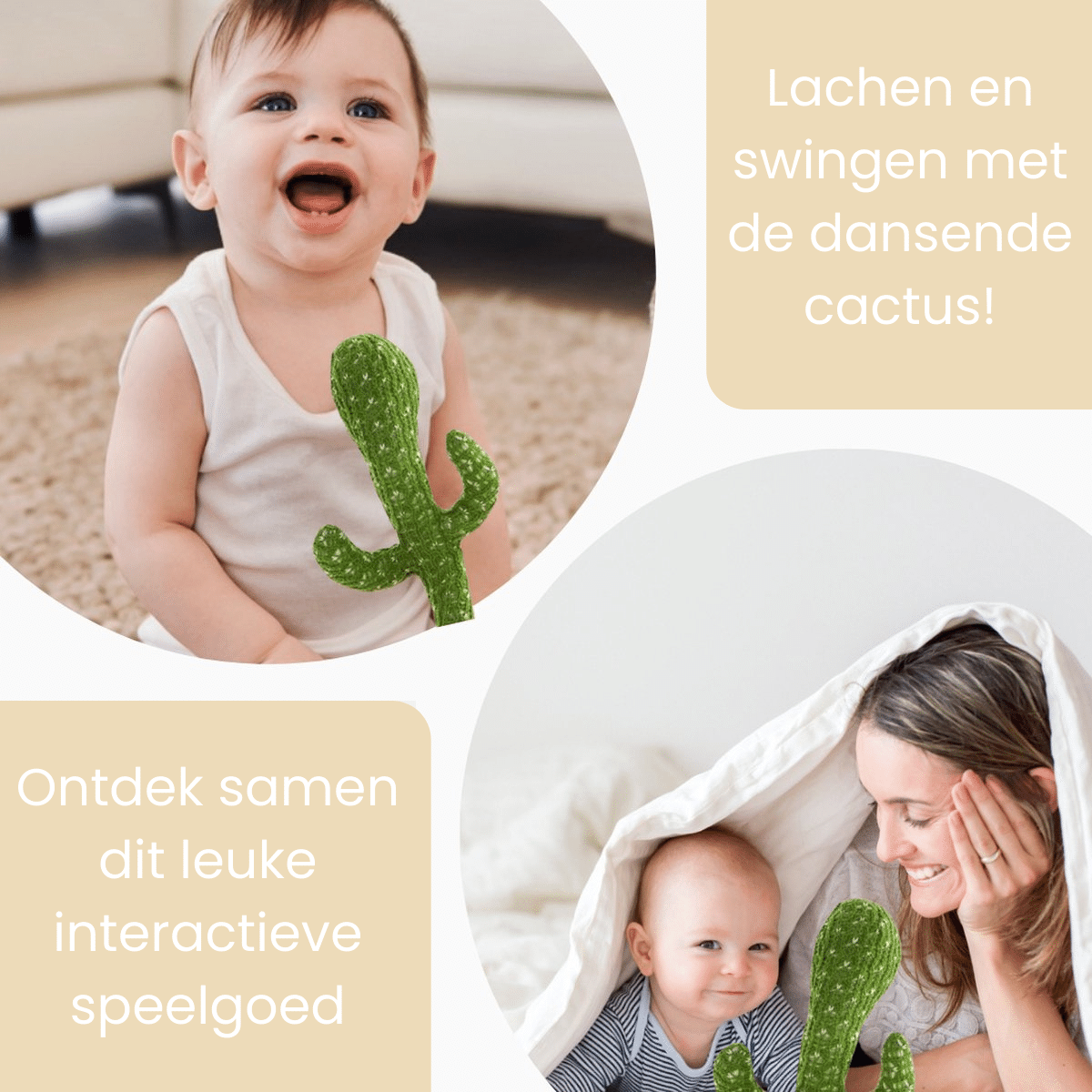 LumaNova - Reageert op geluid De pratende cactus