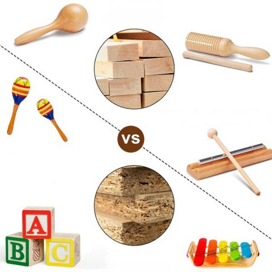 LittleMusician - Kids Wooden Music Instrument Set