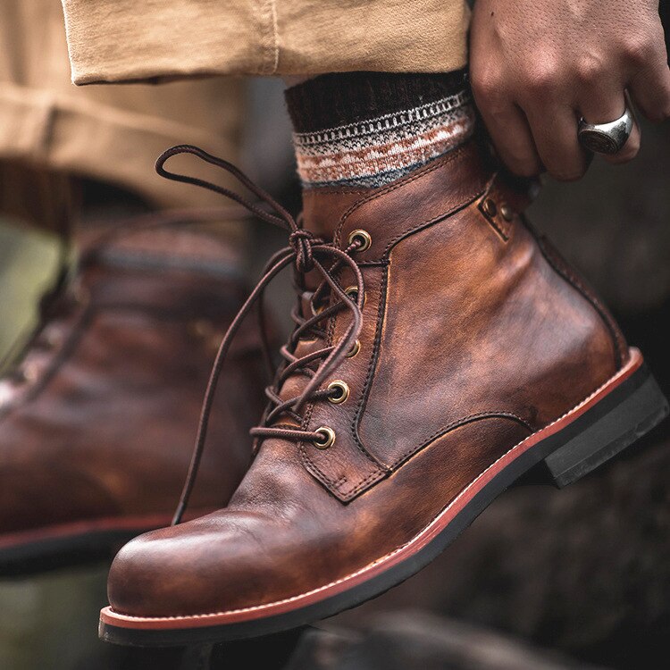 OrthoLeather - Orthopedische leren herenlaarzen