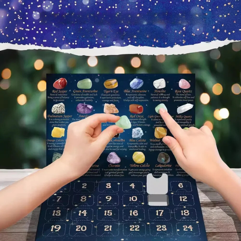 CrystalJoy - Edelsteen adventskalender voor kinderen
