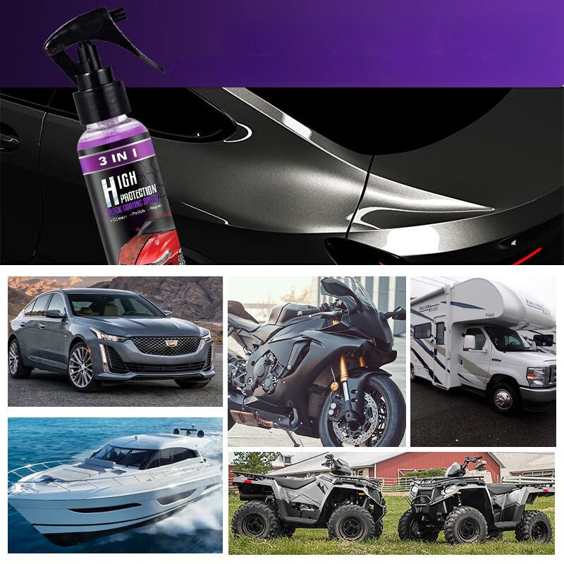 AutoShield - 3 in 1 Hoge Bescherming Snelle Autolak Spray