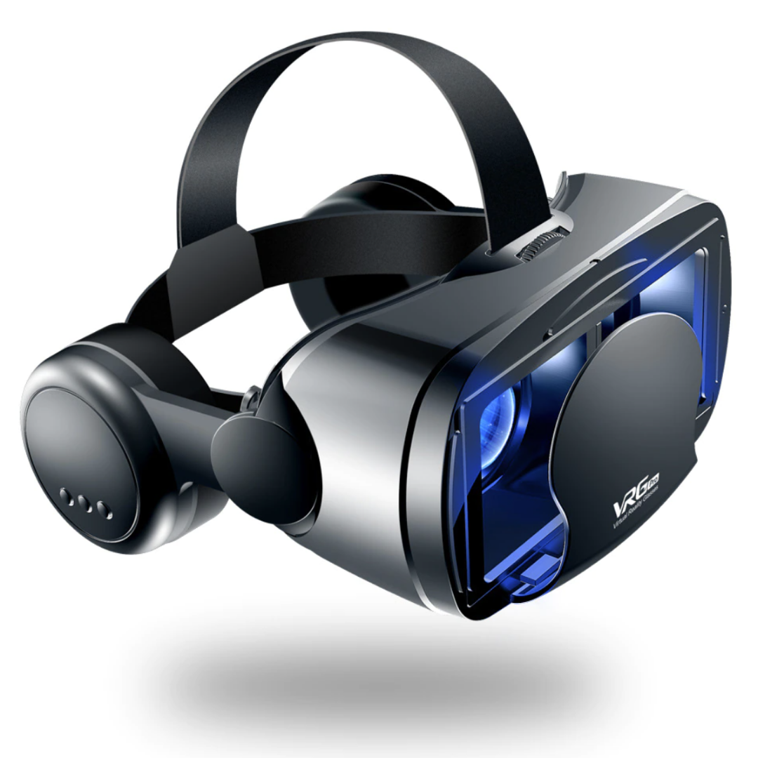 VisionSync | Smart VR Bril met Geïntegreerde Headset voor iPhone & Android