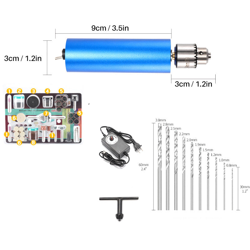 PowerMini - Kleine Elektrische Handboor Set