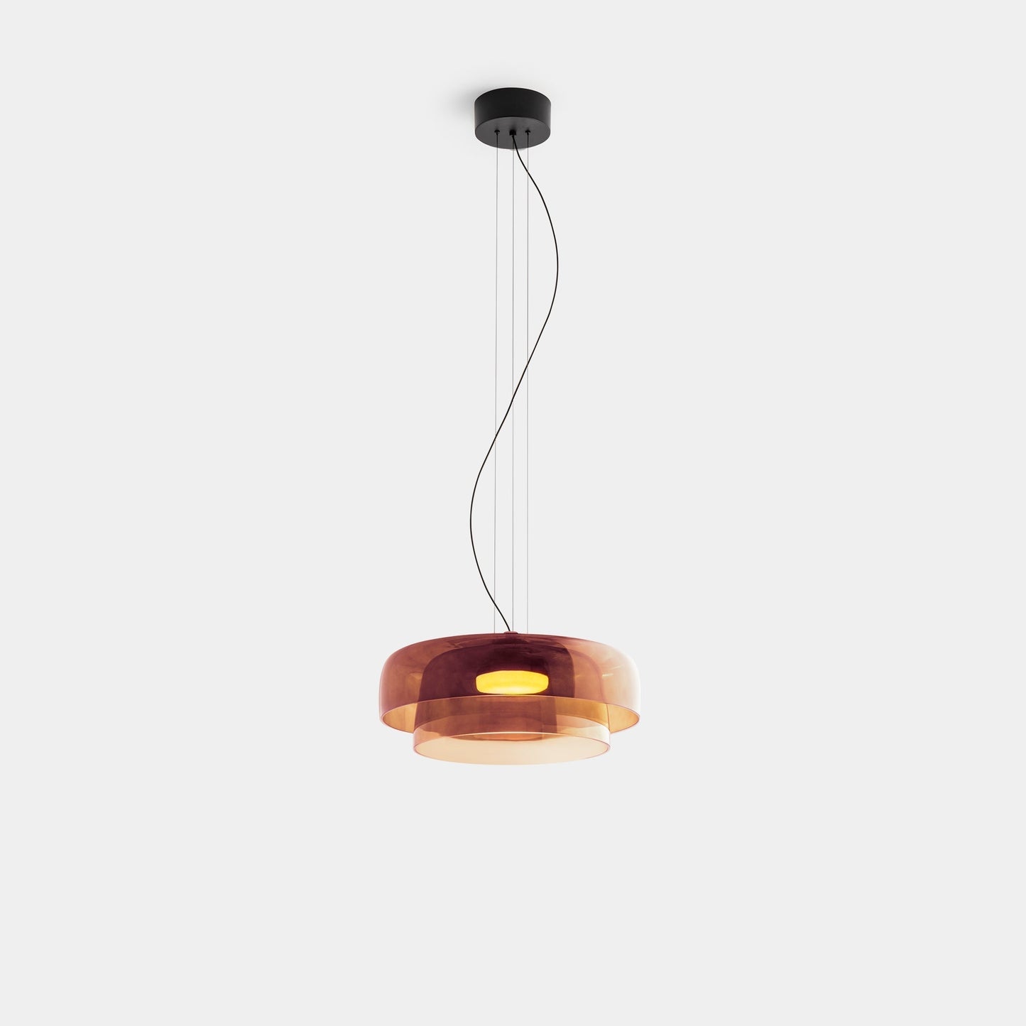 EvoGlow - Hanglamp van noors glas