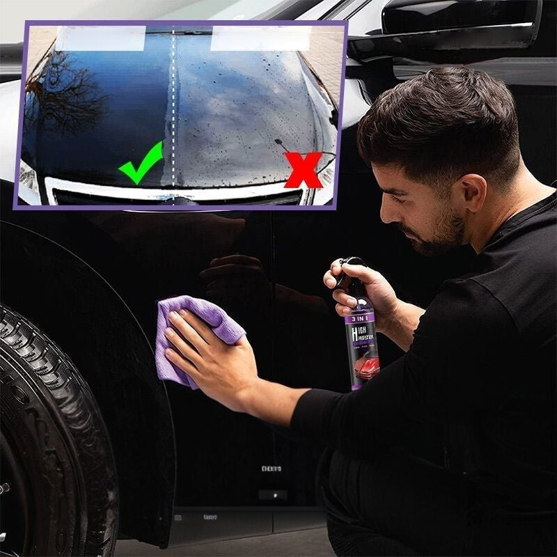 AutoShield - 3 in 1 Hoge Bescherming Snelle Autolak Spray