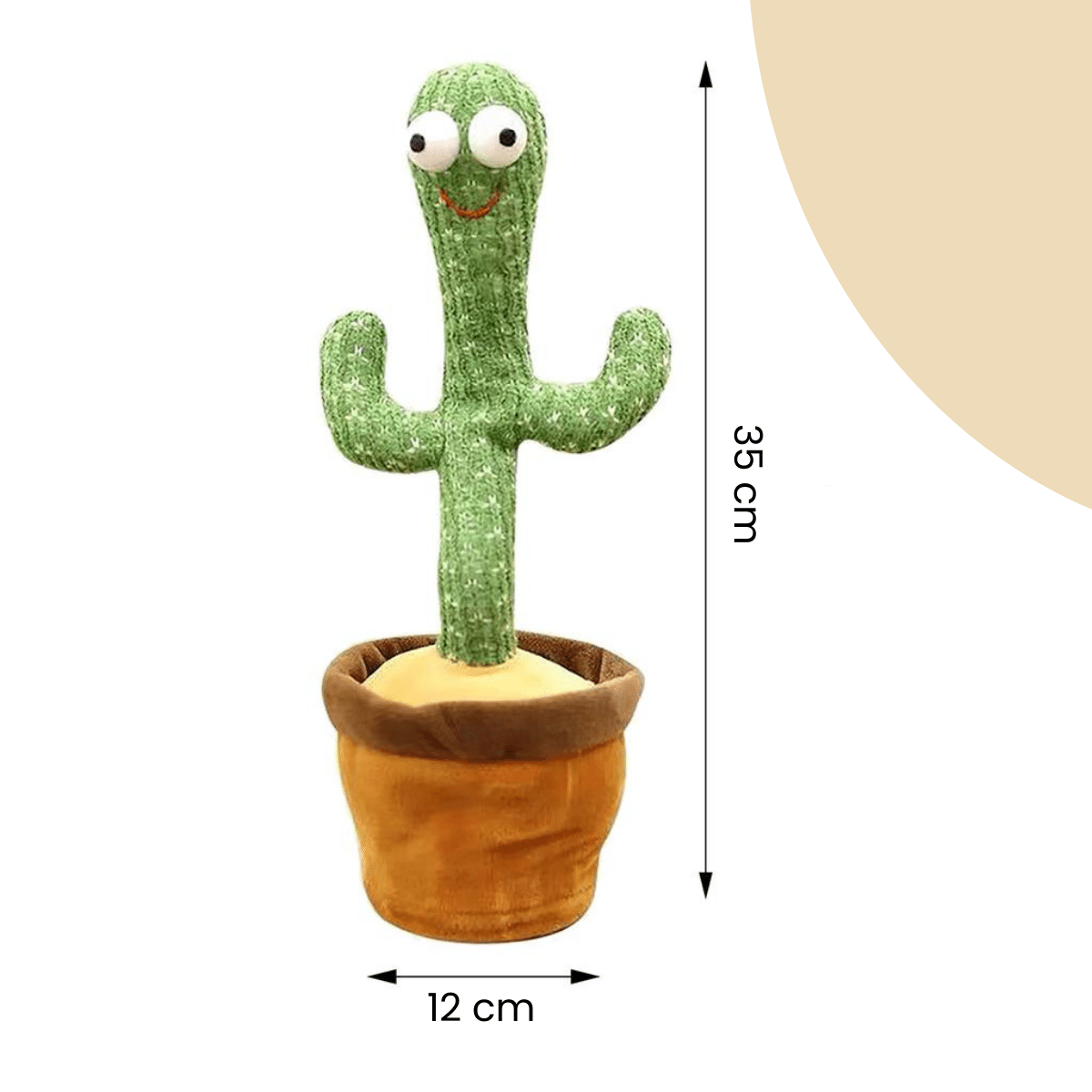 LumaNova - Reageert op geluid De pratende cactus