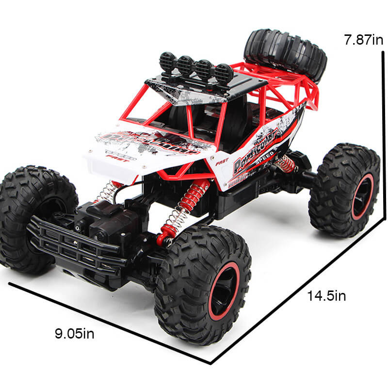 MountiMag - Afstandsbediening auto 4x4 Monster Truck Rock Crawler 2.4G Offroad klimmen auto