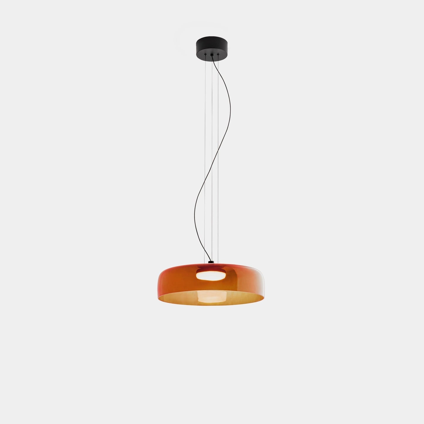 EvoGlow - Hanglamp van noors glas