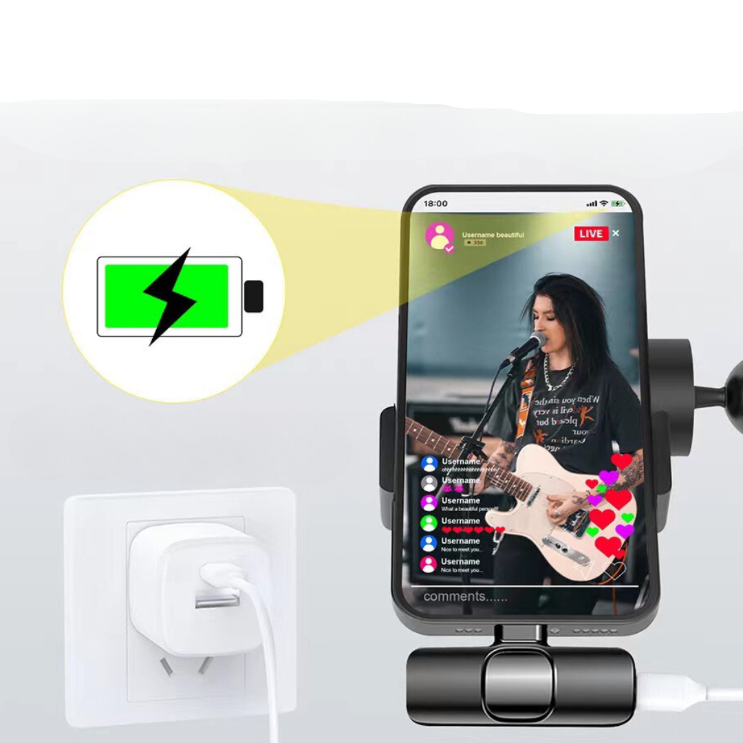 SnapMic - Draadloos mini dasspeldmicrofoon voor onderweg