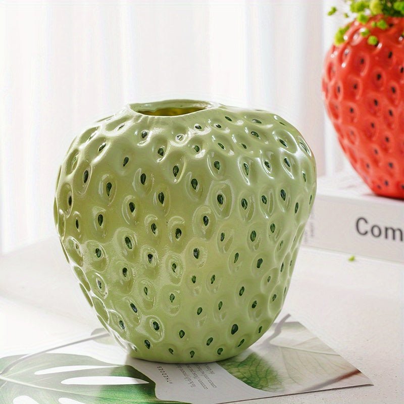 StrawVase - Unieke aardbei keramische designvaas