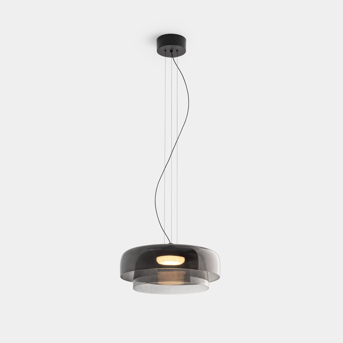 EvoGlow - Hanglamp van noors glas