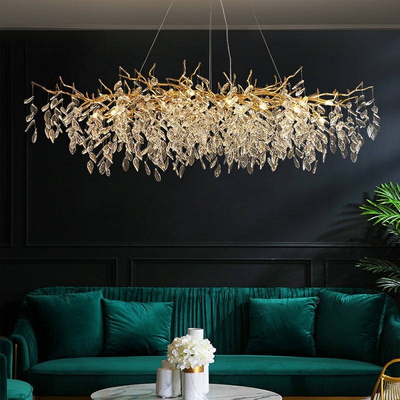 VersaillesLicht - Elegante kristallen hanglamp met takdesign