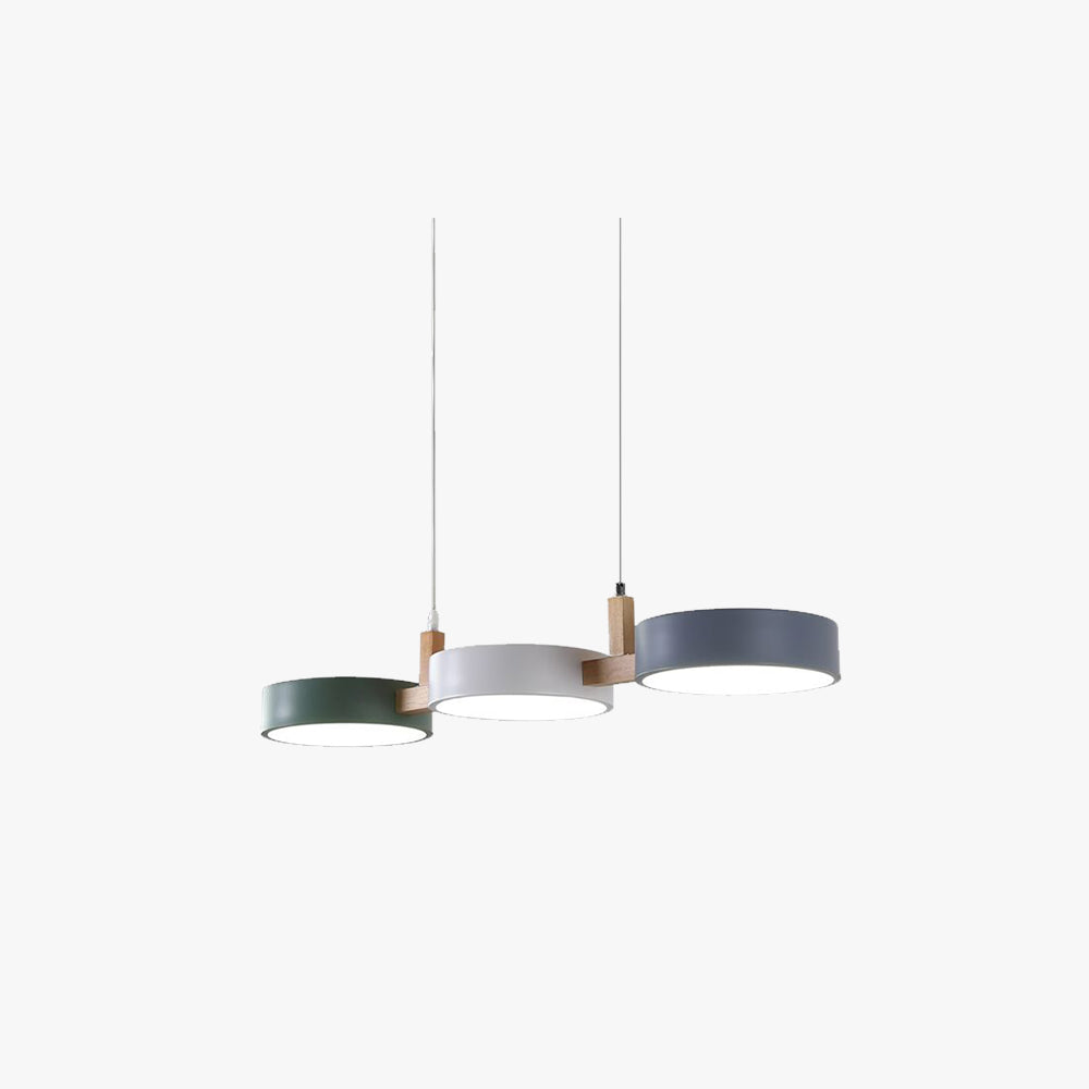 ZenLight | Moderne Design LED Hanglamp Metaal Hout Woonkamer Keuken