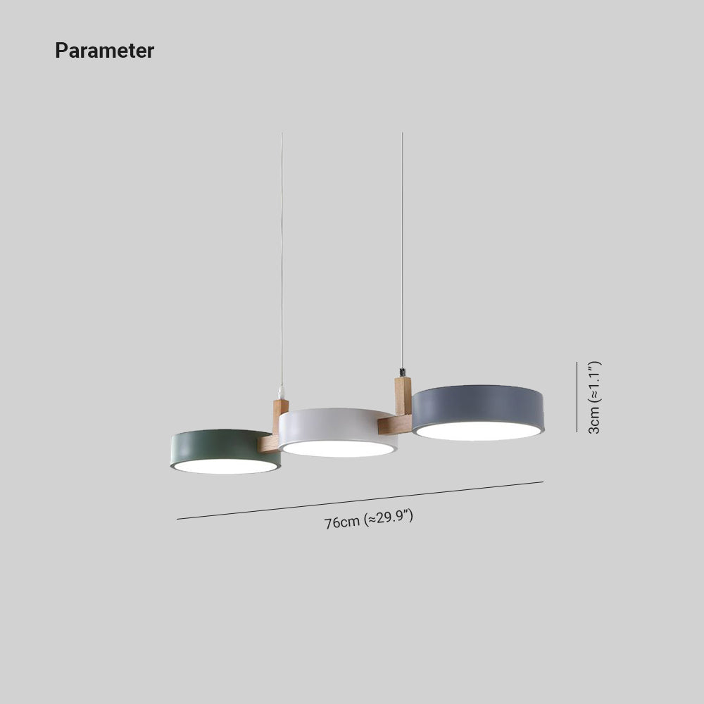 ZenLight | Moderne Design LED Hanglamp Metaal Hout Woonkamer Keuken