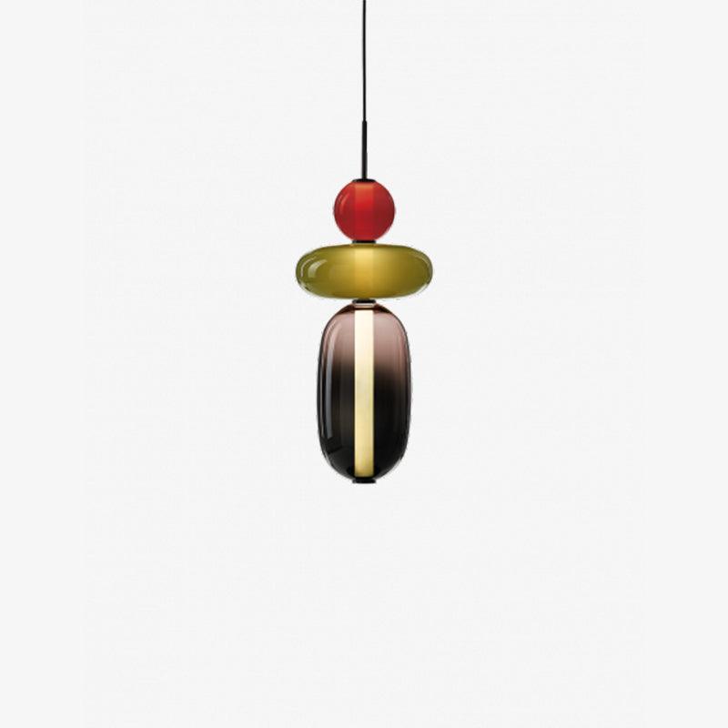 Luxovia - Elegante glazen hanglamp met LED-verlichting