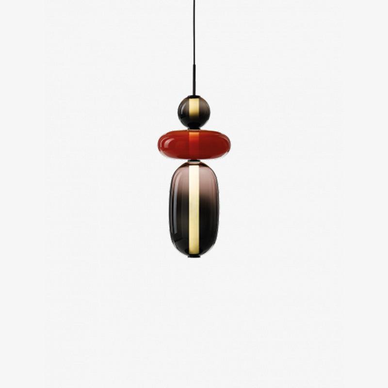 Luxovia - Elegante glazen hanglamp met LED-verlichting