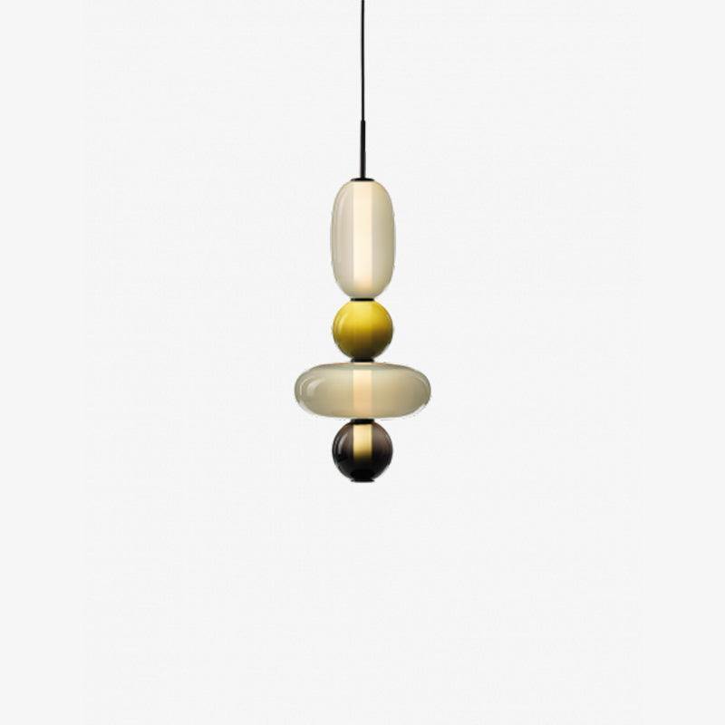 Luxovia - Elegante glazen hanglamp met LED-verlichting