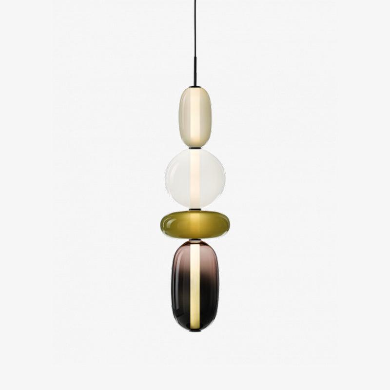 Luxovia - Elegante glazen hanglamp met LED-verlichting