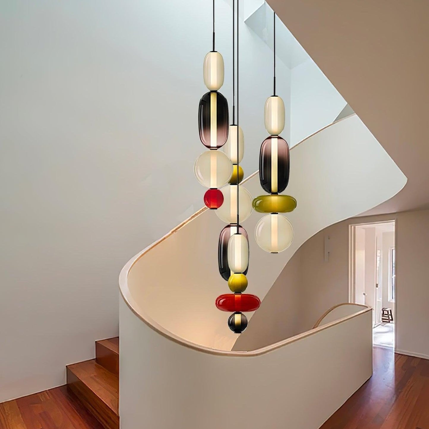 Luxovia - Elegante glazen hanglamp met LED-verlichting