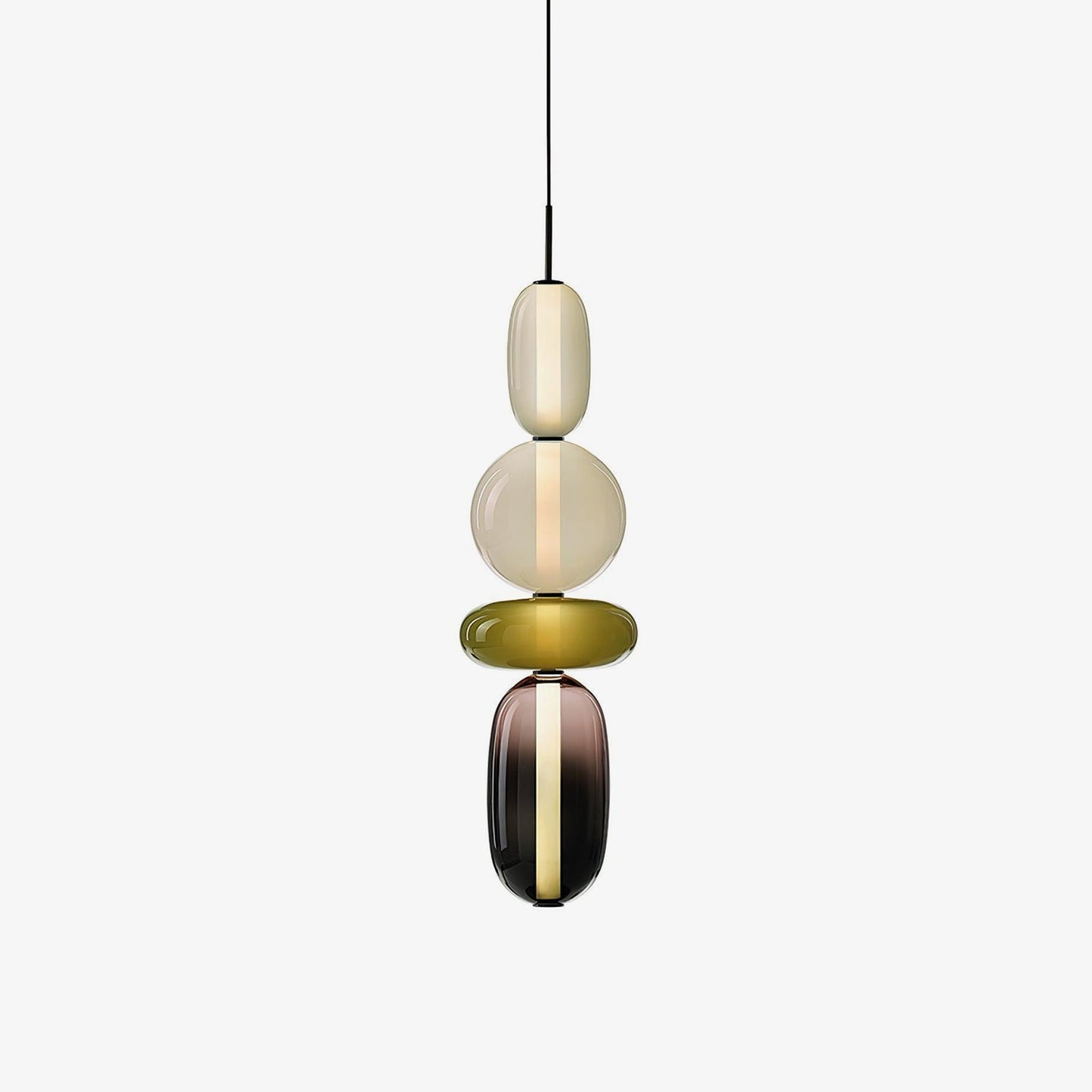 Luxovia - Elegante glazen hanglamp met LED-verlichting
