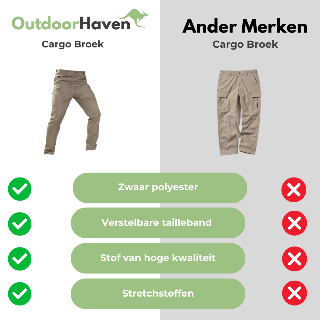 LuxiLoom - Outdoor Cargo Broek - Tactical