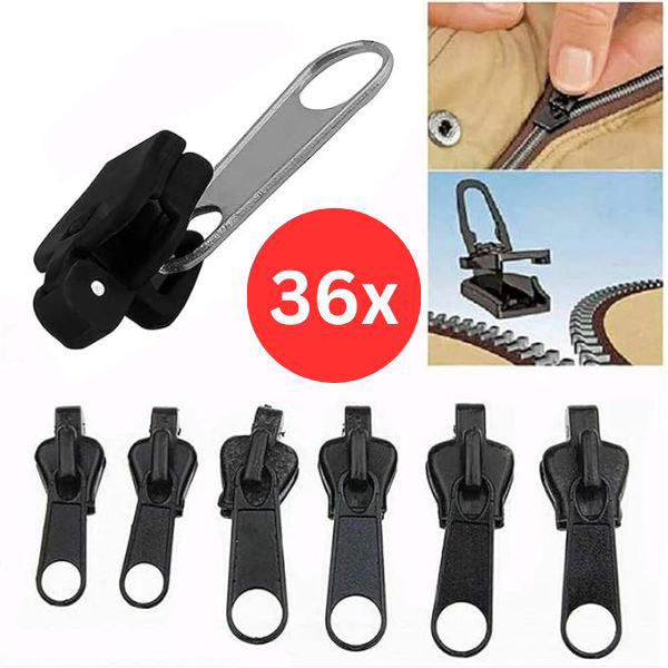 ZipMend - Reparatiekit voor ritsen 36 Stuks