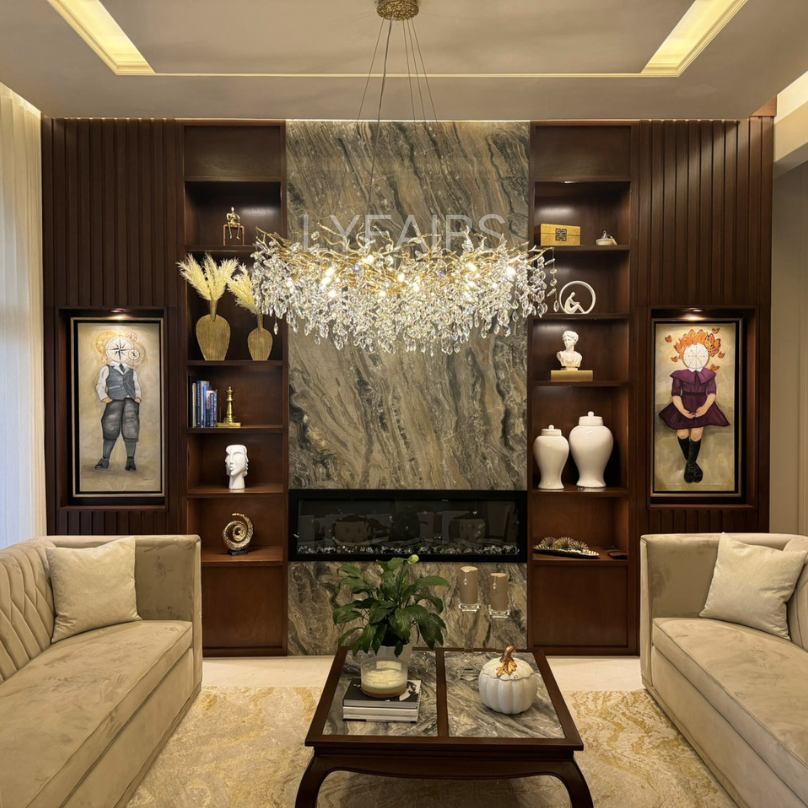 VersaillesLicht - Elegante kristallen hanglamp met takdesign