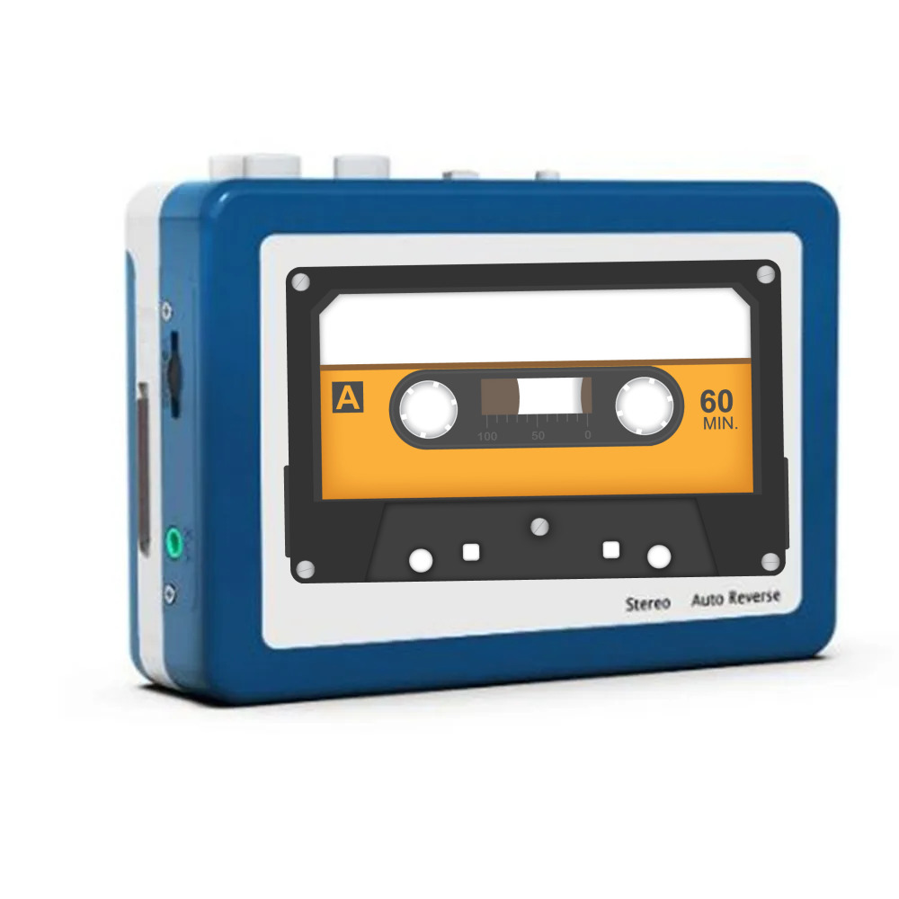 RetroWave - Bluetooth kleine cassette radio met bandrecorder en speler