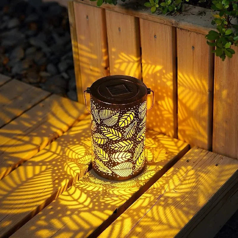 NatureBright - Weerbestendige bladlantaarn voor tuin en tafel