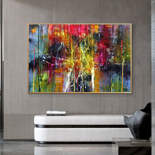 VividWall - Moderne abstract canvas voor expressieve wanddecoratie