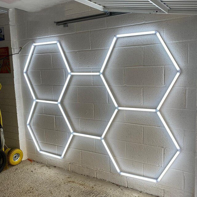 TechTrendz - Hexagon Garage LED Licht | Kleur