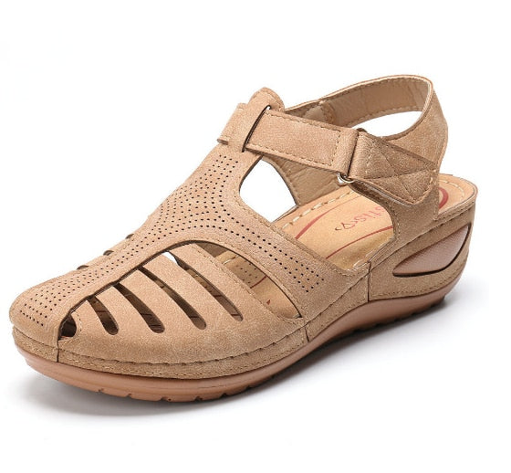 EcoNexia - Lederen Retro Orthopedische Sandalen