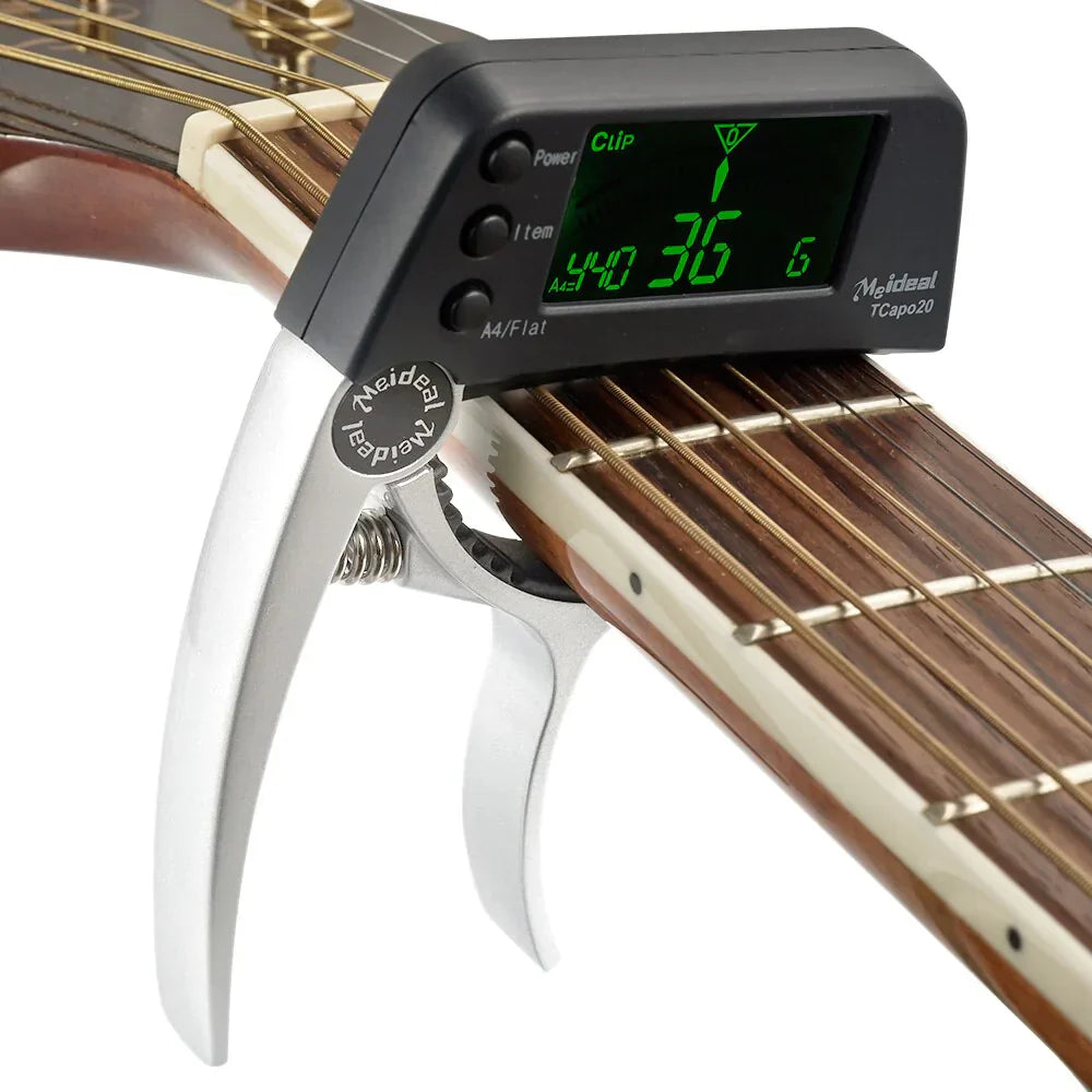 VerveSync - 2-in-1 Gitaar Capo & Tuner