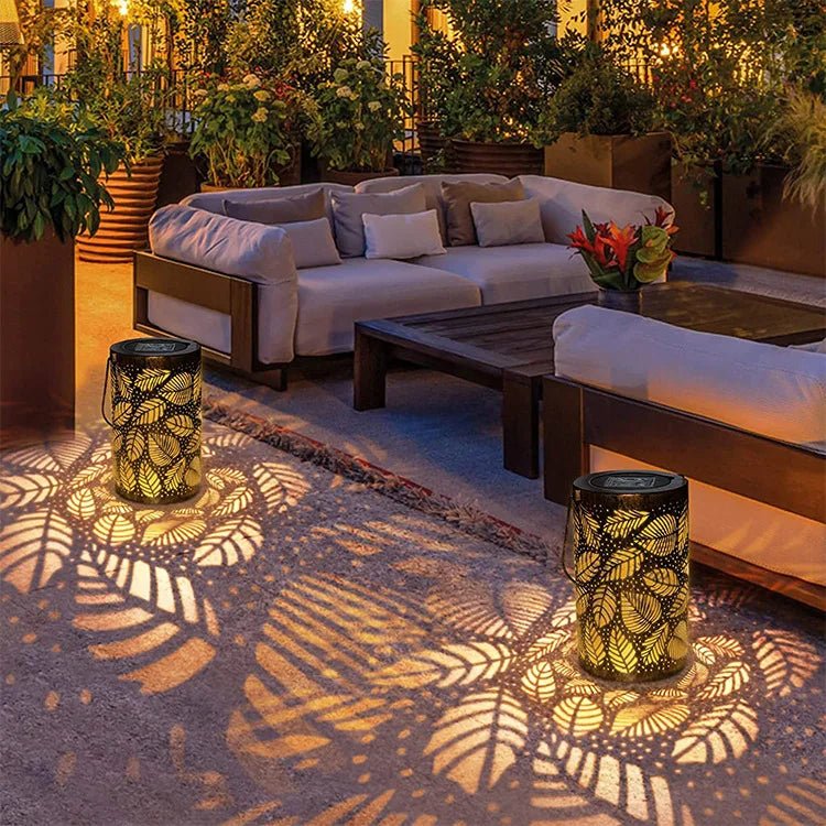 NatureBright - Weerbestendige bladlantaarn voor tuin en tafel