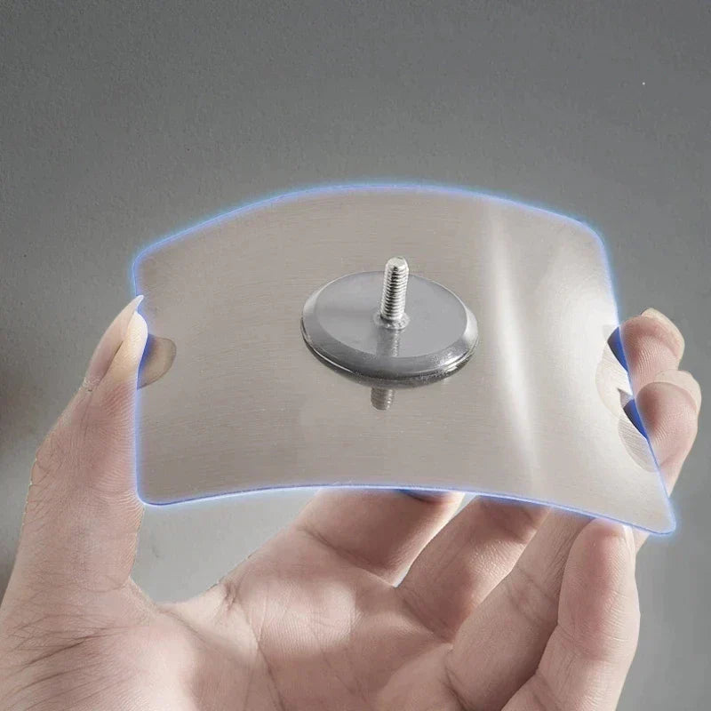 WallHaven - Zelfklevend badkamerrek zonder boren, ruimtebesparend