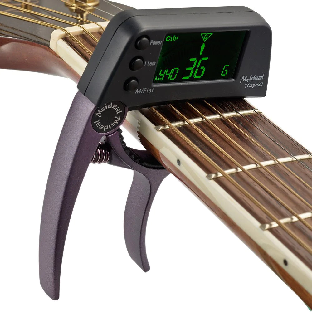 VerveSync - 2-in-1 Gitaar Capo & Tuner