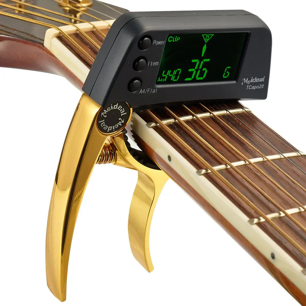 VerveSync - 2-in-1 Gitaar Capo & Tuner