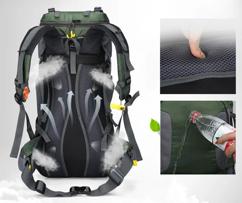 NexGen - OutdoorHaven - 60L Backpack - Waterdicht