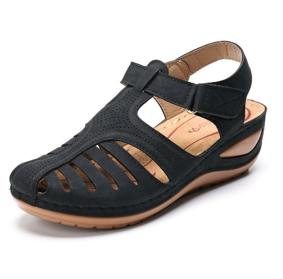 EcoNexia - Lederen Retro Orthopedische Sandalen