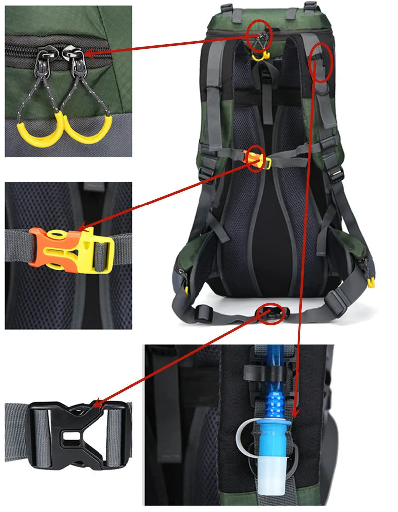 NexGen - OutdoorHaven - 60L Backpack - Waterdicht