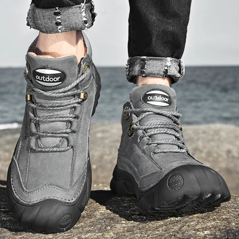 PrimeHaven - Outdoor PE Leren Wandelschoenen - Man