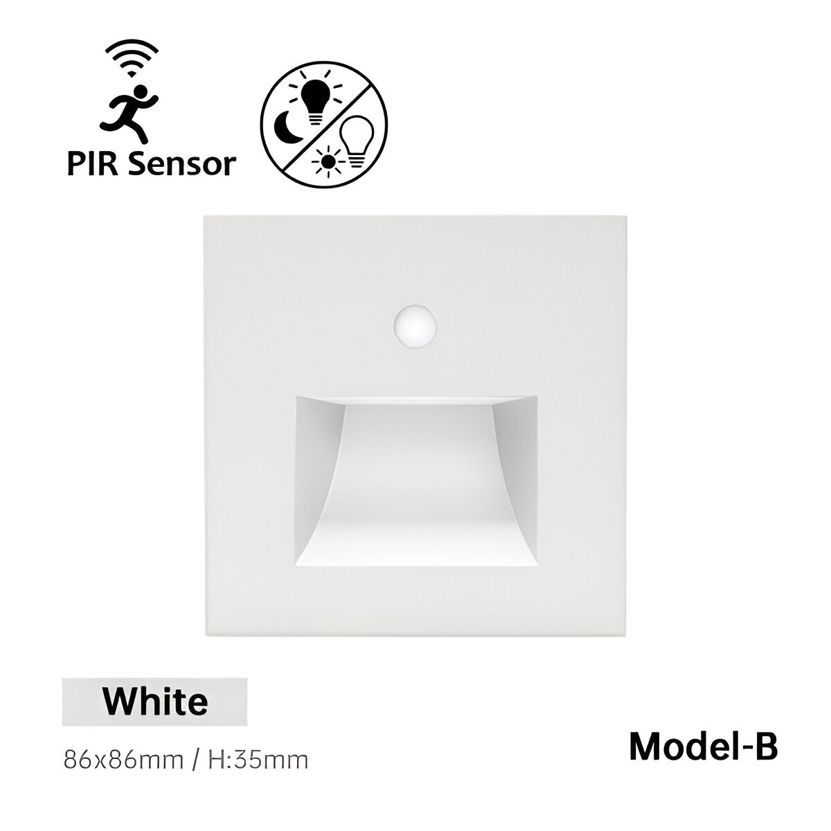 BrightStep - Bewegingssensor Wandlamp voor Trappen