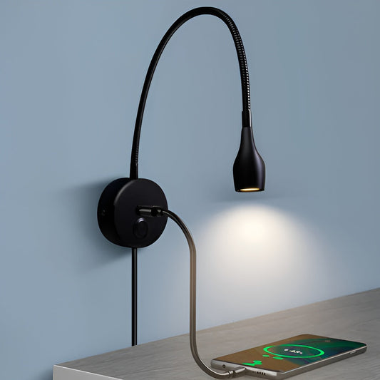 GlowFlex - Flexibele wandlamp met usb aansluiting
