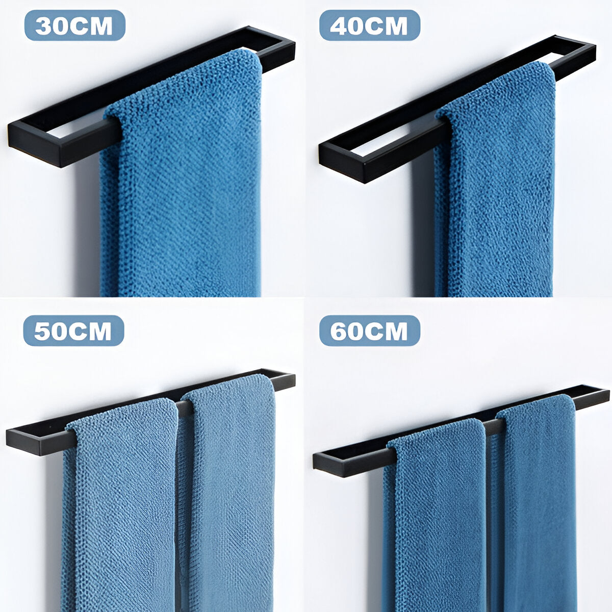 WallStash - Wandmontage Handdoekhouder van RVS