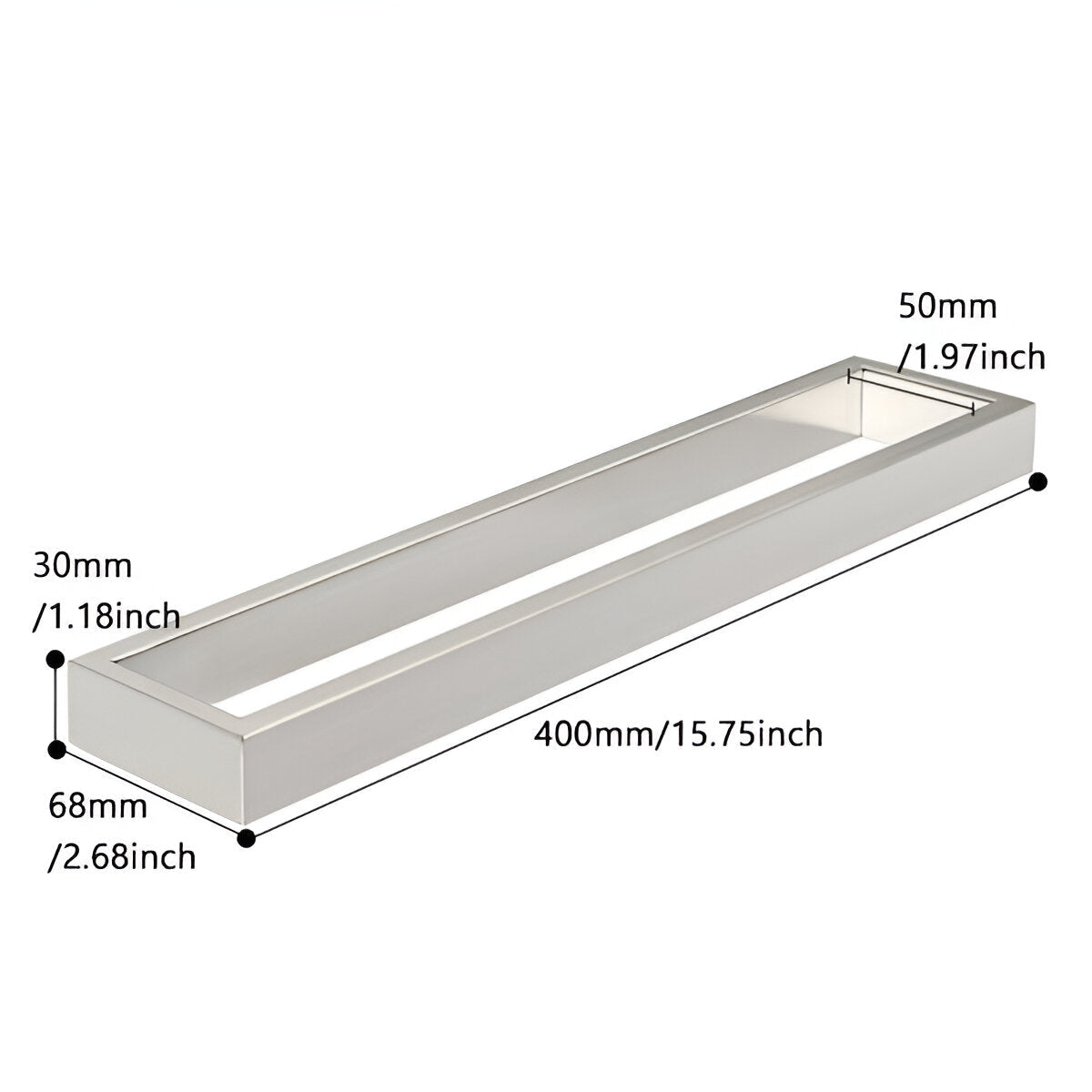 WallStash - Wandmontage Handdoekhouder van RVS