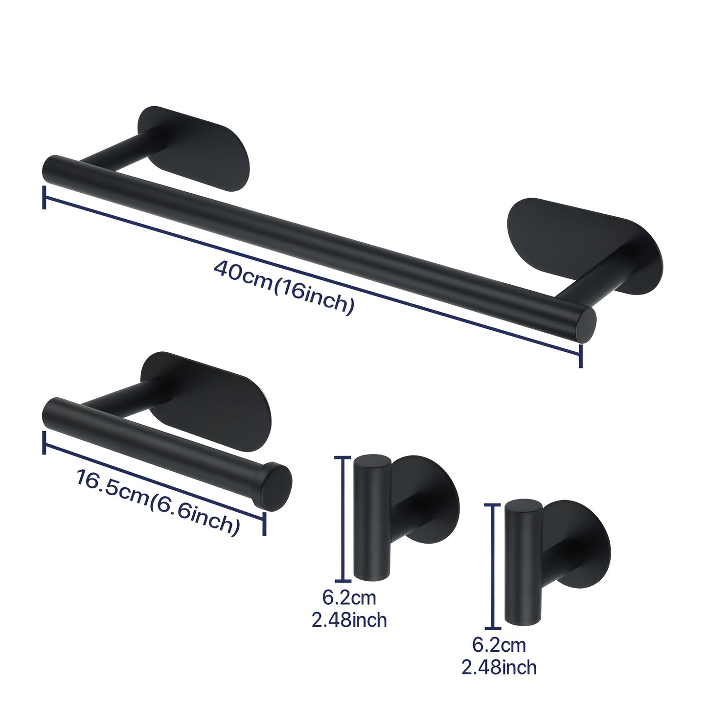 WallStash - Wandmontage Handdoekhouder van RVS