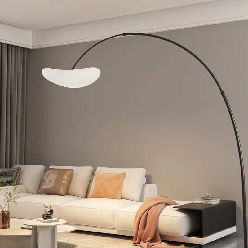 CraftiLight | Minori Design LED Vloerlamp Wit Zwart Metaal Woonkamer Slaapkamer